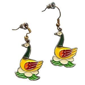 Holiday Earrings - Geese a Laying - 12 Days of Christmas #6